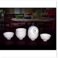 Bộ 10 Chén sứ Minh Long 11.2cm Jasmine Ly's Horeca hàng đẹp, cao cấp dùng để ăn cơm trong gia đình, đãi khách - chén ăn