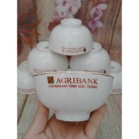 bộ 10 chén sứ minh long (in logo công ty) - set 6 chén sứ minh long