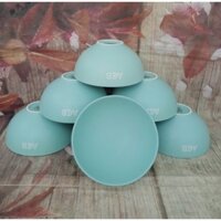 bộ 10 chén sứ minh long (in logo công ty) - set 10 chén sứ minh long