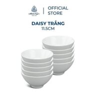 Bộ 10 chén sứ trắng Minh Long - chén sứ trắng minh long