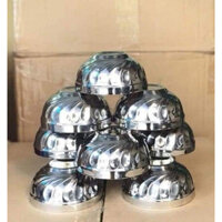 Bộ 10 chén xoắn inox 2 lớp cách nhiệt cao cấp
