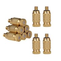 Bộ 10 chiếc đầu béc phun sương chất liệu bằng đồng làm mát quán cafe, sân vườn, ngoài trời, tưới lan, tưới cây...