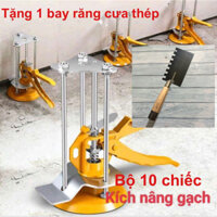 Bộ 10 con đội 3 trụ hàng loại 1 nặng 600g - tặng 1 bay răng cưa thép không gỉ