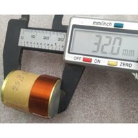 BỘ 10 CÔN LOA BASS 25.3MM 4 LỚP - COIL LOA BASS