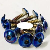 Bộ 10 con ốc Proti răng Thưa Xi Titan gắn dàn áo xe máy (Inox 100%) - STN