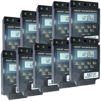 Bộ 10 Công tắc hẹn giờ 16 chương trình làm việc hàng tuần KG 316T (loại có biến áp cách ly)