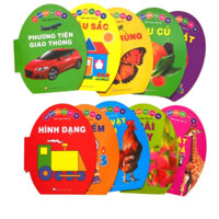 Bộ 10 cuốn Sách Quả Trứng Đáng Yêu Của Bé - Bìa Và Trang Giấy Cứng - Tân Việt