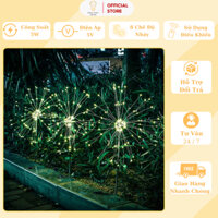 Bộ 10 Dây Đèn LED Pháo Hoa Energy Green Lighting 8 Chế Độ Nháy - Dài 10m - Trang Trí Sân Vườn, Ngày Tết - 1200 Bóng LED