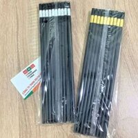 bộ 10 đôi Đũa hợp kim mạ vàng, bạc, melamine chống mốc, kháng khuẩn, đầu vuông Bọc Vàng, hoa văn, 3 lá vàng Chịu Nhiệt