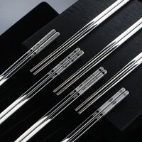 Bộ 10 đôi đũa inox 316 cao cấp chống trơn trượt TaChi Store, đũa ăn cơm không ẩm mốc không cong vênh dễ dàng vệ sinh