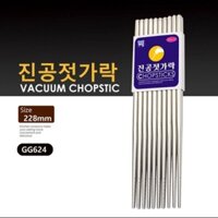 BỘ 10 ĐÔI ĐŨA INOX CHÂN KHÔNG GGOMI HÀN QUỐC GG624