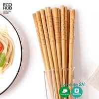 Bộ 10 đôi đũa tre tự nhiên 24cm Bamboo Chopsticks EH069