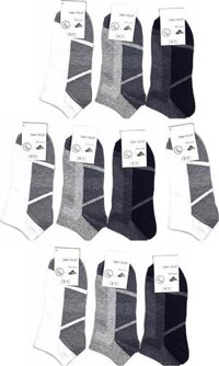 Bộ 10 đôi tất vớ nam cổ ngắn Nhật Bản Giao Màu Ngẫu Nhiên