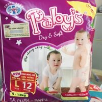 Bộ 10 gói tã quần Paby's size M130 L120 XL110 miếng