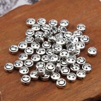 Bộ 10 Hạt Xỏ Lỗ Hình Mặt Cười Dùng Làm Đồ Thủ Công Diy