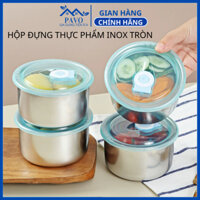 Bộ 10 hộp đựng thực phẩm inox có nắp đậy chống tràn, hộp đựng canh, cơm văn phòng tiện lợi