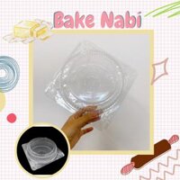 BỘ 10 HỘP/50 HỘP NHỰA TRÒN ĐỰNG BÁNH BÔNG LAN NẮP GẬP H26 (16CM), H28 (20CM)