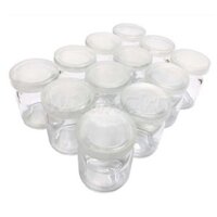 Bộ 10 Hũ thủy tinh làm sữa chua, caramen