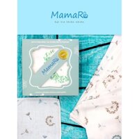 Bộ 10 khăn sữa sợi tre cao cấp cho bé 30cm x 30cm Mamaru - Mềm mại kháng khuẩn, hút ẩm tốt, kháng tia UV