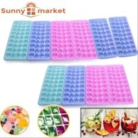 Bộ 10 khuôn làm thạch rau câu, phô mai, khay đá 36 viên họa tiết xinh xắn