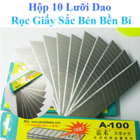 Bộ 10 Lưỡi Dao Rọc Giấy Sắc Bén Bền Bỉ