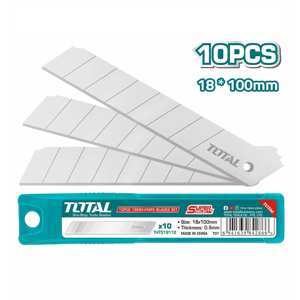Bộ 10 lưỡi dao rọc giấy Total THT519112, 18x100mm