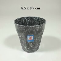 Bộ 10 ly,cốc uống nước, trà nhựa Melamine vân đá đen