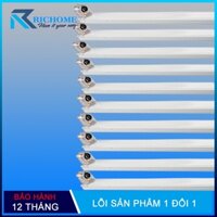 Bộ 10 Máng đèn led Tuýp đơn 1.2 mét đầu trắng hoặc xanh