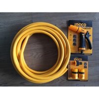 Bộ 10 mét ống nhựa PVC Fi21 khớp nối ống vòi xịt rữa tưới cây chỉnh tia đa năng INGCO HWSG032 HHCS03122 HPH2001