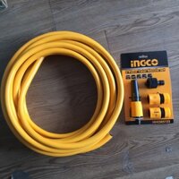 Bộ 10 mét ống nhựa PVC và bộ 5 đầu nối nhanh máy xịt rửa INGCO HPH2001 HHCS05122