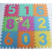 Bộ 10 Miếng Thảm Xốp Mềm Lót Sàn cho Bé. Giúp bé vui chơi an toàn