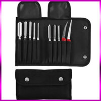 Bộ 10 món Sủi U, V Inox Cao cấp + Dao khắc rau củ quả nâng cao Carving Knife