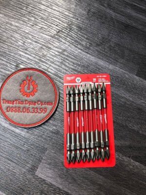 Bộ 10 mũi đầu vặn vít dài(PH2-110mm) Milwaukee 48-32-4364