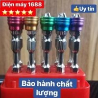 Bộ 10 mũi khoan bắn vít 4 cạnh thay đầu chuôi từ tính MTV - Hàng cao cấp - Bộ mũi khoan MTV