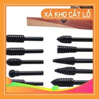 Bộ 10 mũi mài gỗ lũa bon sai cốt 6.35mm Siêu sale