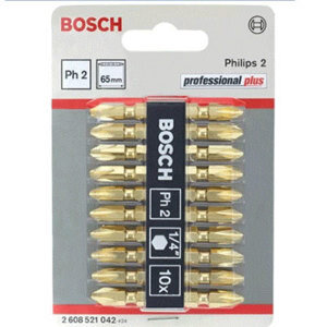 Bộ 10 mũi vặn vít Bosch 2608521042