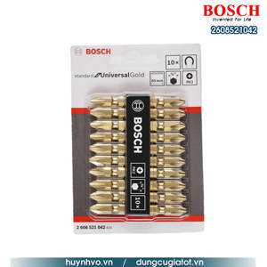 Bộ 10 mũi vặn vít Bosch 2608521042