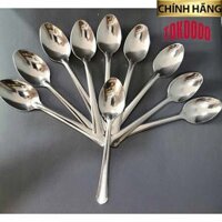Bộ 10 Muỗng Inox Cán Dài Cho Gia Đình  Quán Ăn Chính Hãng TOKDODO