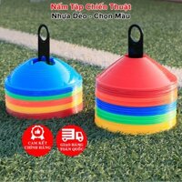 Bộ 10 Nấm Chiến Thuật Bóng Đá,Cone Tập Luyện Thể Thao Chiều Cao 16cm DNS002 - Hàng Chính Hãng dododios - 10 Nấm XanhDương