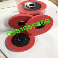 Bộ 10 nỉ đỏ đánh bóng đường kính 100