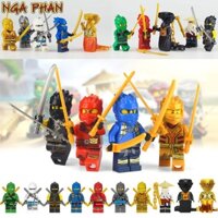 Bộ 10 Ninja Siêu Cấp Ninjago Đồ Chơi Xếp Hình Lắp Ráp MOC DIY