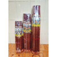 Bộ 10 ốp nhang đũa đỏ thơm trầm in chữ vàng Vương Kim Thành 5 tấc,6 tấc,7 tấc