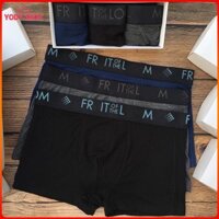 Bộ 10 quần lót boxer nam cotton, thun lạnh ,quần sịp đùi nam co dãn 4 chiều thấm hút tối đa