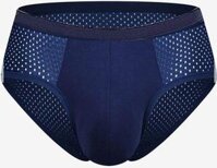 Bộ 10 Quần lót nam thông khí chất đẹp cực mát Mẫu 304-thông khí - Nhiều màu - Size XL 42-52kg