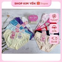 Bộ 10 Quần Lót Nữ Cotton Form Nhỏ Cao Cấp (802) Size 35 - 45 Kg - Shop Kim Yến