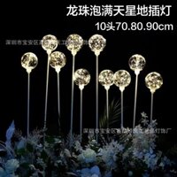 Bộ 10 que đèn cắm dẫn lối bóng sợi tóc trang trí đám cưới sự kiện nhà hàng khách sạn decor quán cà phê, gia đình
