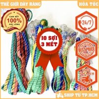 ✅[Bó 10 Sợi 3m] Dây thun/chun dẹp màu bản nhỏ, dùng ràng (buộc/cột/chằng) chở hàng xe máy