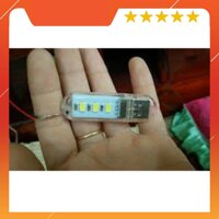 Bộ 10 Thanh Đèn LED Mini Gồm 3 Bóng Cổng Cắm USB Thích Hợp Để Bàn Học, Máy Tính