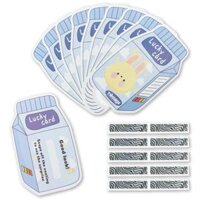 Bộ 10 Thẻ Cảo May Mắn DIY Lucky Card - Teenage TPC-008 - Hình Hộp Sữa