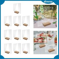 Bộ 10 Thẻ Tên Bằng Acrylic Dùng Đánh Dấu Số Bàn DIY Siêu Bền Tiện Dụng Cho Tiệc Cưới